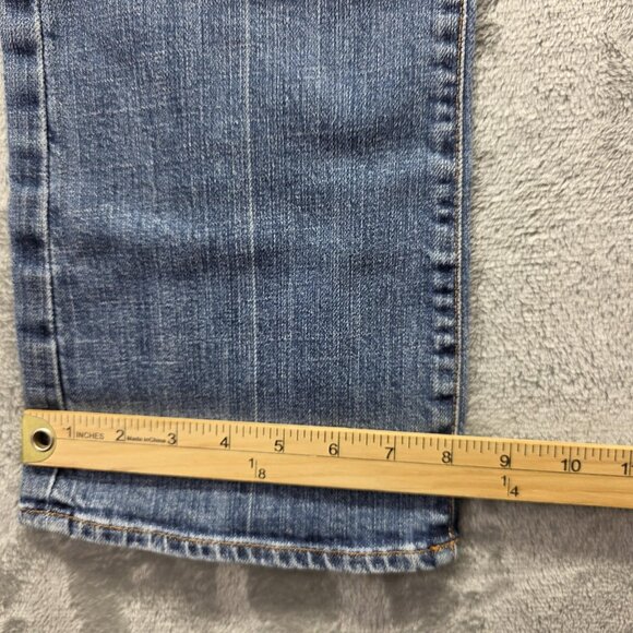 7 For All Mankind Jeans Womens 27 Light Wash Boy Cut Made in USA U144055U-055U - Picture 13 of 13